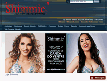 Tablet Screenshot of lojashimmie.com.br